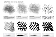 TEXTURED BRUSHES FOR PROCREATE, a Brushes & More by ARTMIRU (Thumbnail 8 of 8)