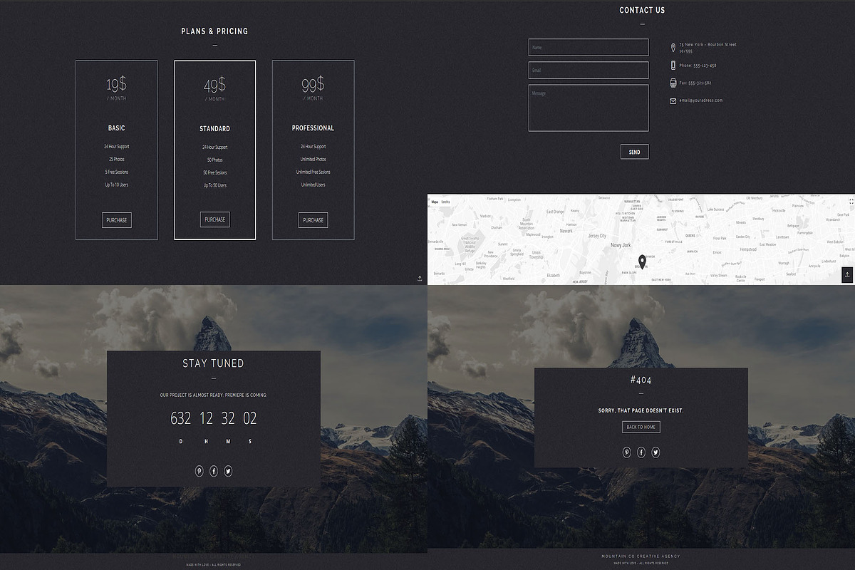 Bourbon One Page MultiPage Template, a HTML Template by CapitalTemplate (Photo 6 of 6)