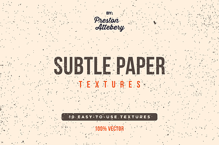 Subtle Paper Textures