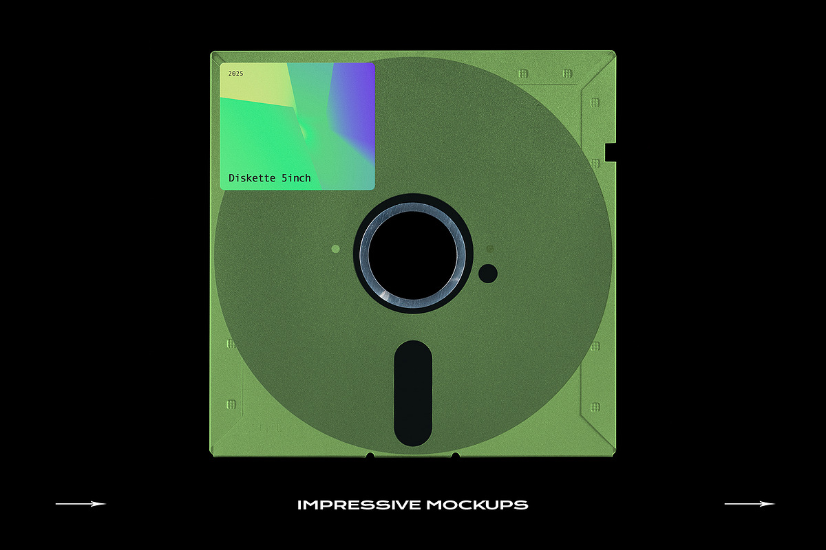 Floppy Disk Mockup Template Bundle, a Product Mockup by PrintPixel (Photo 27 of 28)