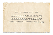 Lemareta Serenade – Vintage Font, a Script Font by Lalalope (Thumbnail 6 of 6)