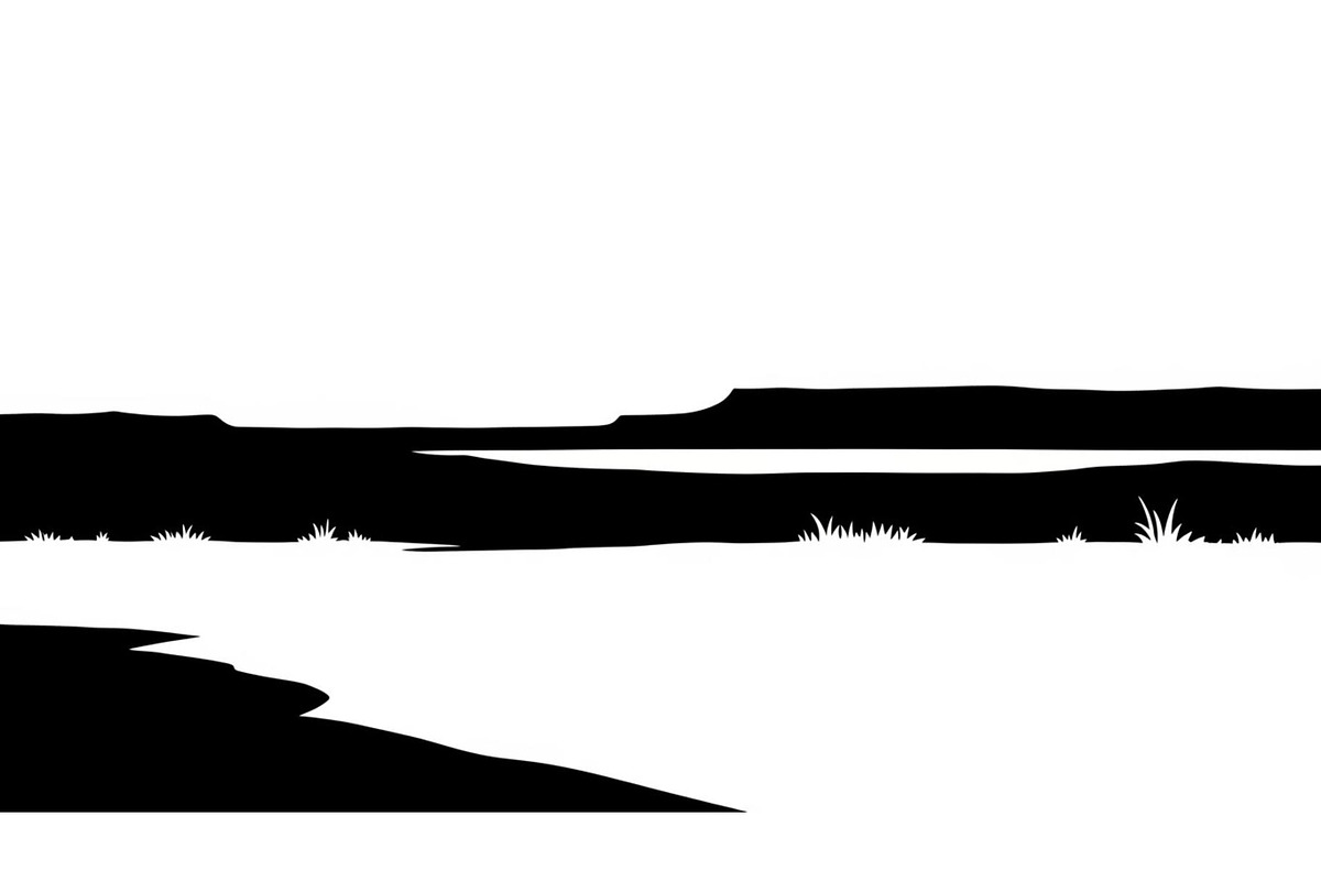 Abstract Savanna Scenery Silhouette, a Graphic by Artivon (Photo 7 of 13)