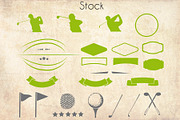 Golf Logo Pack, a Branding & Logo Template by Luis Quesada Design (Thumbnail 2 of 9)
