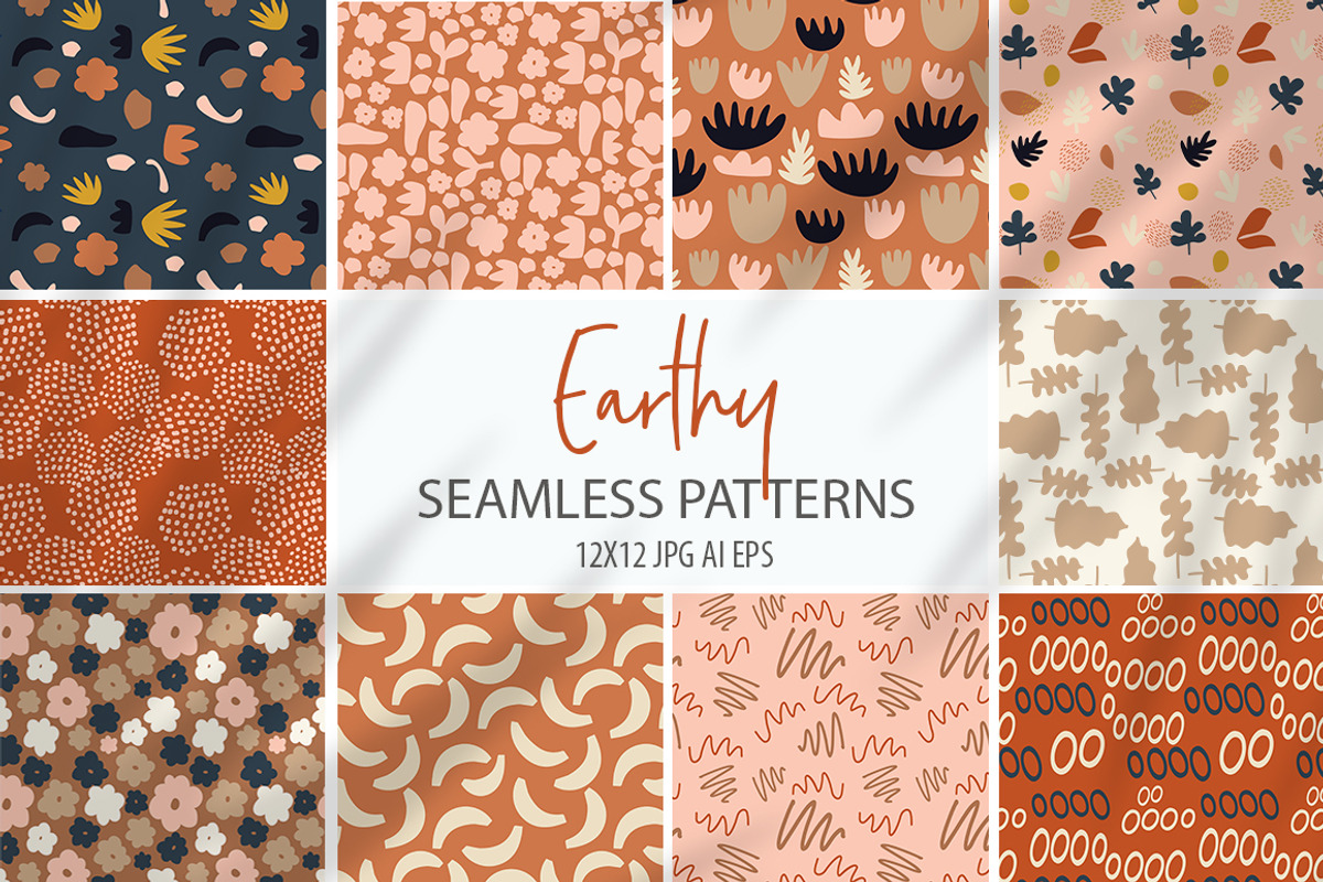 Earthy Abstract Patterns+Elements, an Illustration by Sweet Fig (Photo 2 of 11)