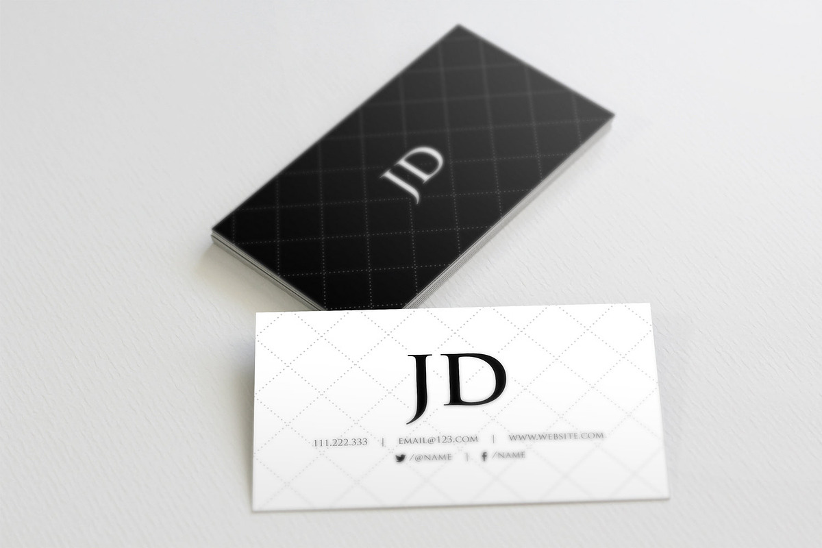 Cross Stitch Business Card Template, a Business Card Template by xxDeadPixels (Photo 2 of 5)