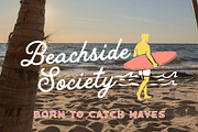 Tropical Splash Vintage Duo, a Script Font by Tyasify (Thumbnail 9 of 15)