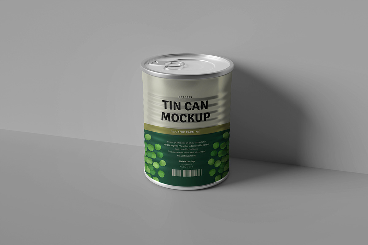 Tin Can Mockup, a Packaging Mockup by Indah | Creative Market