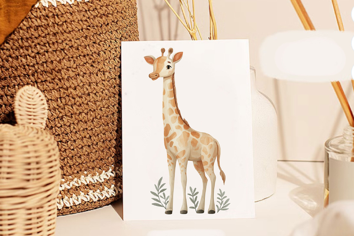 Safari Friends Animals collection, an Illustration by DreamCafeArt (Photo 9 of 10)