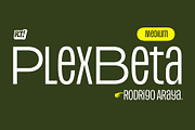 Plex Beta Medium, a Font by Rodrigo Typo (Thumbnail 1 of 5)