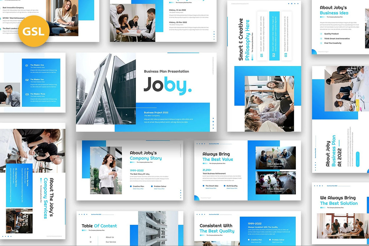 Joby - Business Google Slides
