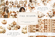 Fall Season Collection, a Seasonal Illustration by PeDe Designs (Thumbnail 1 of 32)