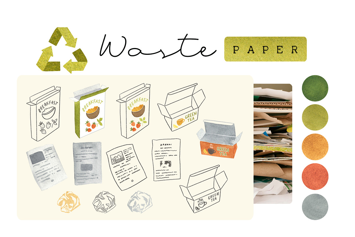 Waste Paper, an Illustration by Olga Bonitas (Photo 1 of 5)