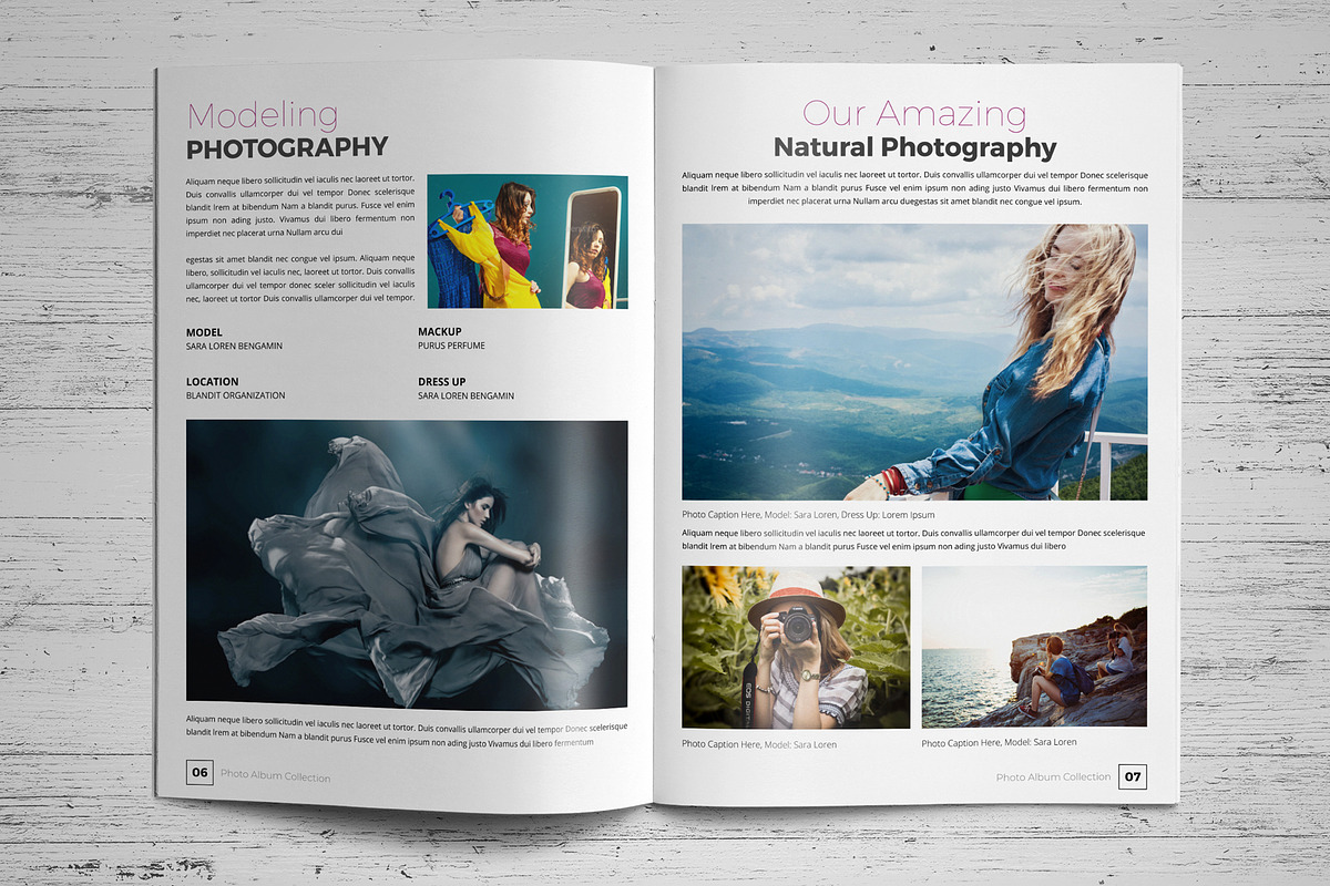 Photography Catalog Template V2, a Brochure Template by JanySultana (Photo 4 of 12)