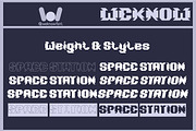 Space Station font, a Font by weknow (Thumbnail 7 of 9)