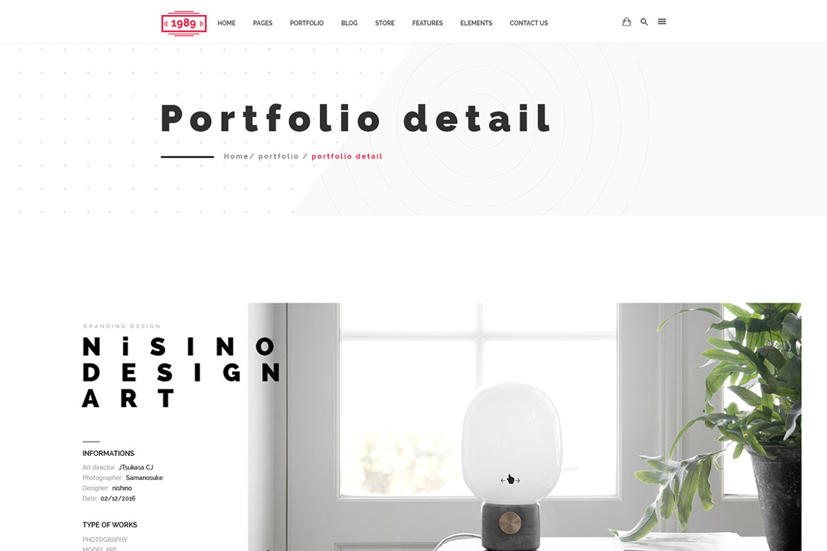 The 1989 - Modern Creative PSD, a Websites & App Template by Knighthemes (Photo 6 of 11)