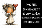 Whimsical Baby Angels Clipart, an Illustration by Designking (Thumbnail 4 of 5)
