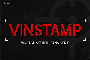 Vinstamp - Stencil Sans