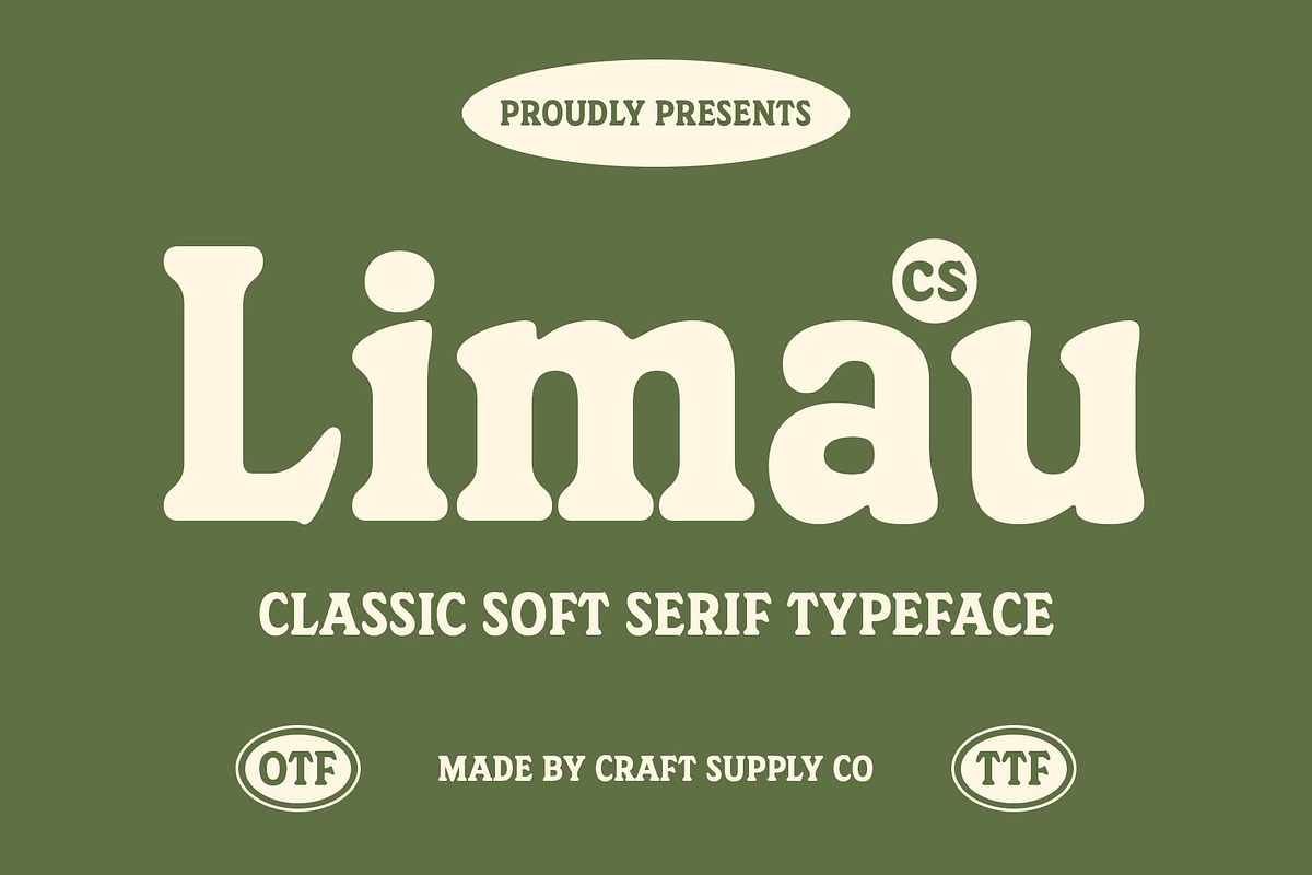 CS Limau – Bold Font, a Serif Font by Craft Supply Co. (Photo 1 of 8)
