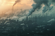 Factory Smoke - 56 images, an Industrial Photo by Handmadefont (Thumbnail 11 of 11)
