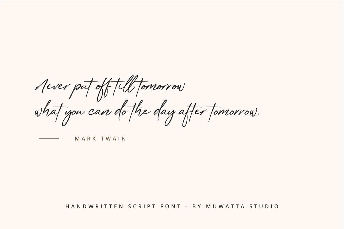 Florida Island, a Script Font by Muwatta Studio (Photo 7 of 10)