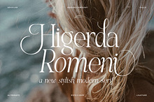 Higedra Romeni | Elegant Serif Font