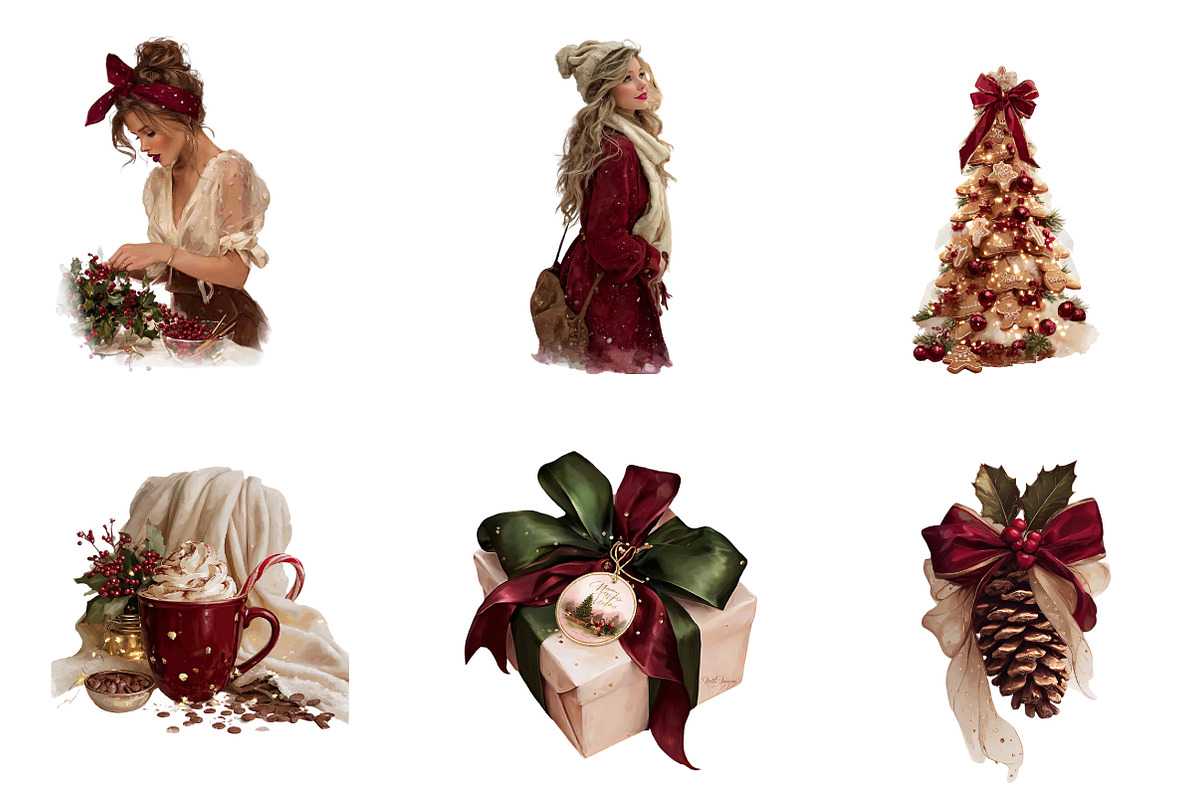 Cozy Winter Clipart, an Illustration by CreationArt (Photo 4 of 5)