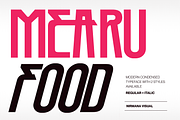 Mearu Food - Branding Logo Font, a Sans Serif Font by Nirmana Visual (Thumbnail 1 of 15)