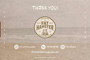 Jardin hand drawn display font, a Handwritten Font by Fat Hamster (Thumbnail 9 of 9)