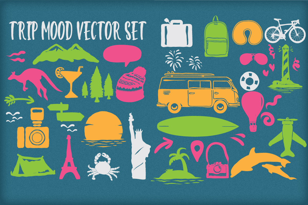 Sale ! 50% off Happy Trippy Typeface preview 3