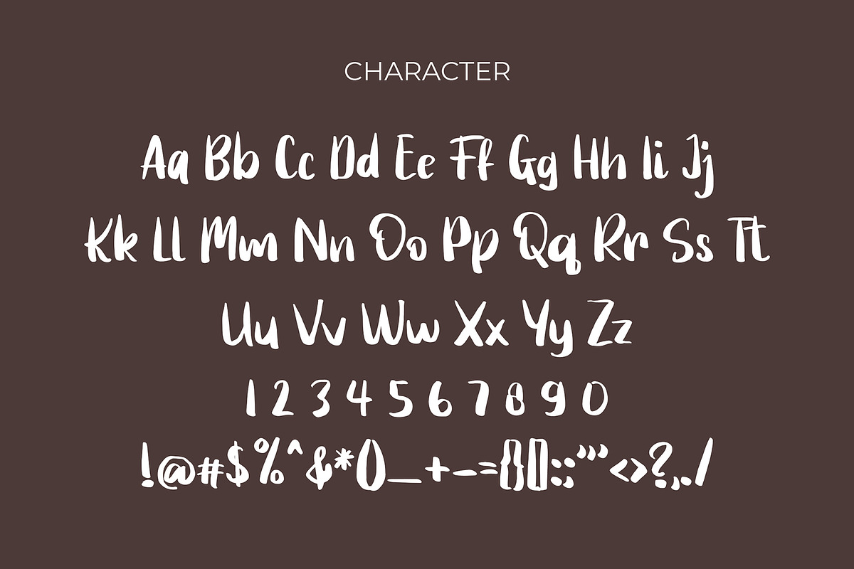 Cubite Handwritten Brush Font preview 5