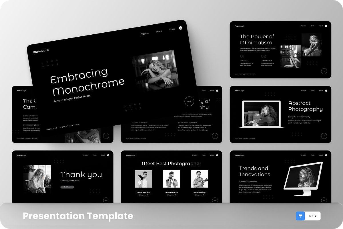 Minimalist Photography Keynote, a Presentation Template by GraphauseProject (Photo 1 of 6)