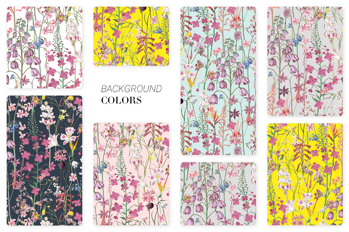 Jardin de Printemps Prints & Motifs, a Pattern Graphic by TSTUDIO (Photo 2 of 10)