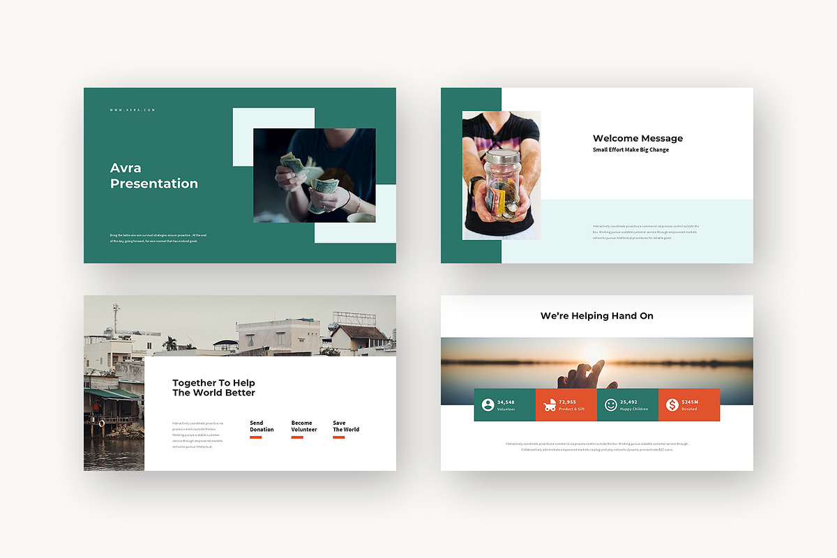 Avra : Fundraising Keynote, a Presentation Template by Punkl Camp (Photo 2 of 16)