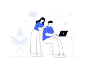Minimalist Corporate Illustrations, an Illustration by SaurabhSharma (Thumbnail 10 of 11)