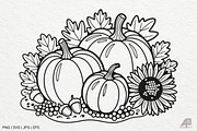 Pumpkin Fall Autumn SVG PNG Bundle, a Photo by Actual Pixel (Thumbnail 9 of 19)