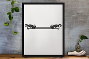 Dividers Line Silhouette SVG, a Decorative Illustration by newminddesign (Thumbnail 3 of 3)
