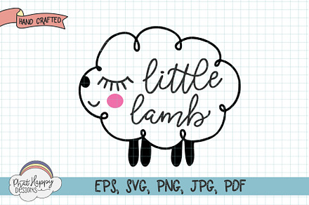 Little Lamb SVG Cut File