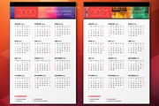 Wall Calendar 2020, a Stationery Template by AntartStock (Thumbnail 6 of 6)