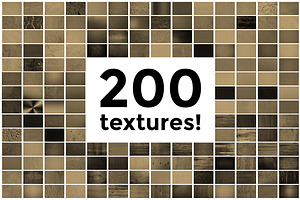 200 Textures / Backgrounds - Pack