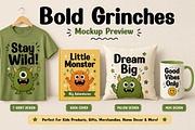 Bold Grinches, a Script Font by Wow Magic (Thumbnail 3 of 5)