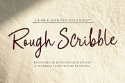 Rough Scribble Script, a Script Font by Ef Studio (Thumbnail 1 of 15)