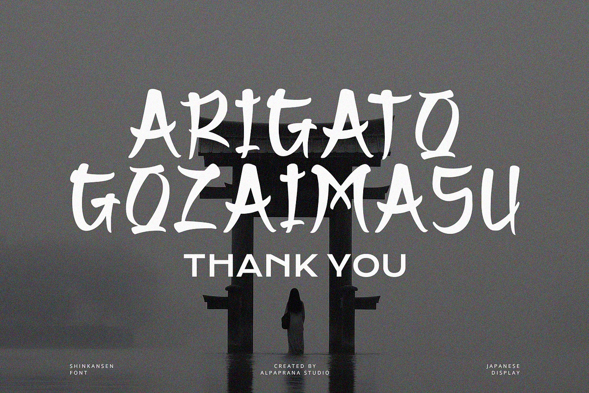 Shinkansen - Display Font, a Script Font by Alpaprana (Photo 9 of 9)