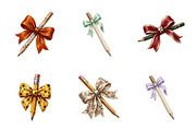 Brushstroke Pencil Bow Clipart PNG, a Transportation Illustration by SinaCreation (Thumbnail 2 of 9)