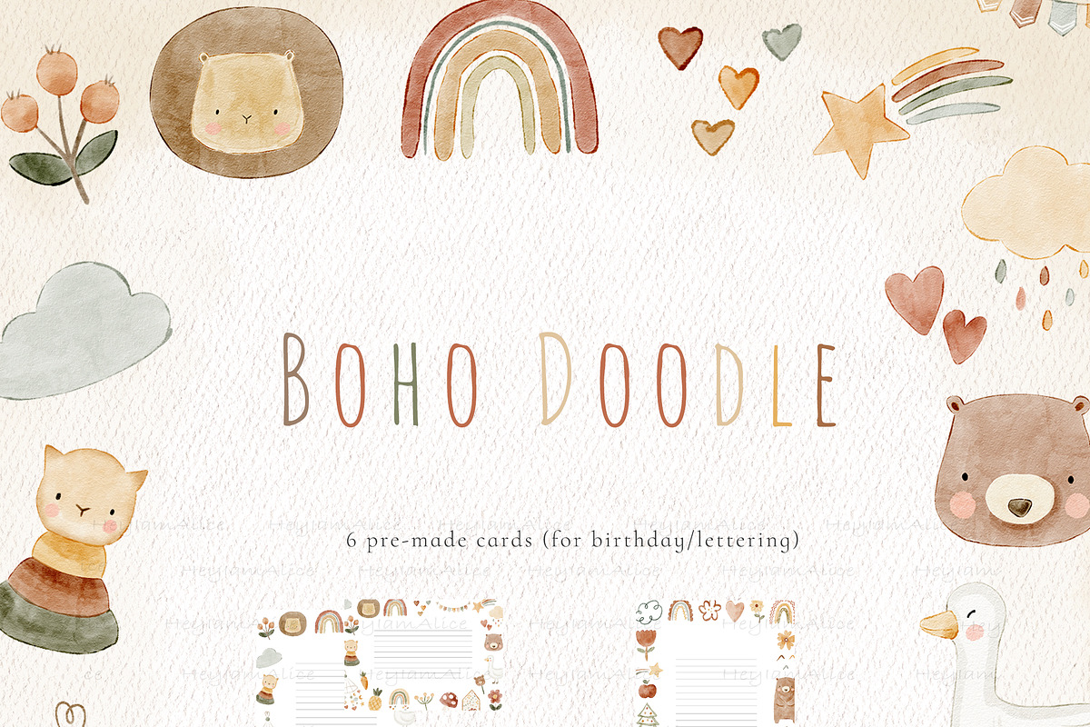 Boho Doodle, an Animal Illustration by heyiamalice (Photo 5 of 11)
