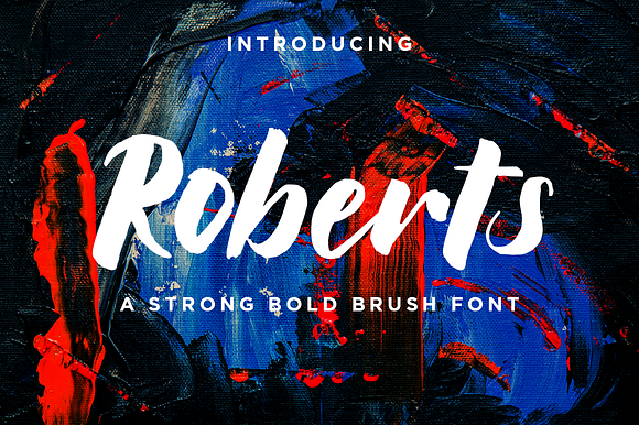 Roberts // Strong Bold Brush Script preview 8