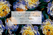 Watercolor Colorful Rose Pattern, a Pattern Graphic by StudioGlouna (Thumbnail 1 of 5)