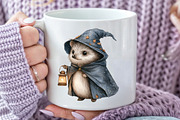 Halloween Cute Hedgehog Clipart, an Illustration by Rose Art (Thumbnail 7 of 7)