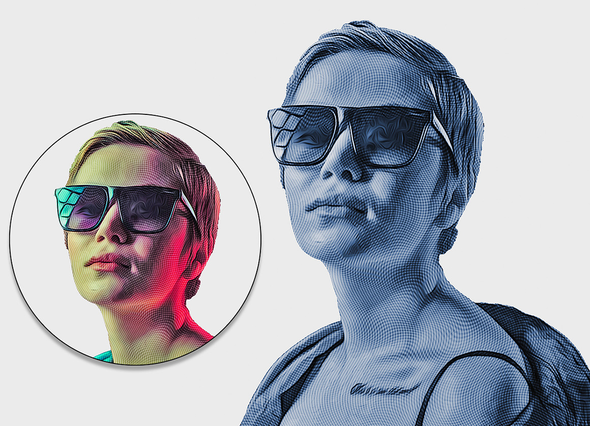 Engrave Photoshop Action, an Action Add-On by Studio Retouch (Photo 3 of 12)