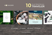 Voyager Social Media Pack, a Social Media Template by Creatoly (Thumbnail 1 of 6)