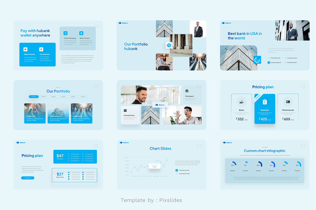 Bank and Financial PowerPoint, a Presentation Template by Pixslides (Photo 4 of 5)